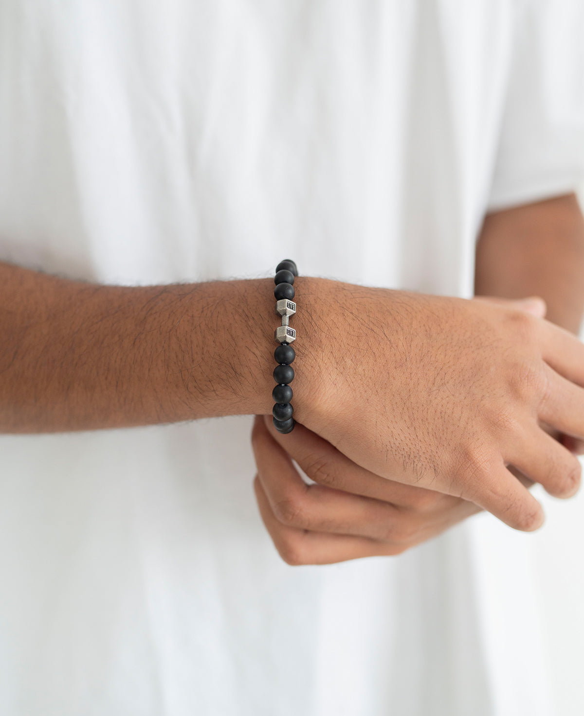 Beaded Dumbbell Bracelet