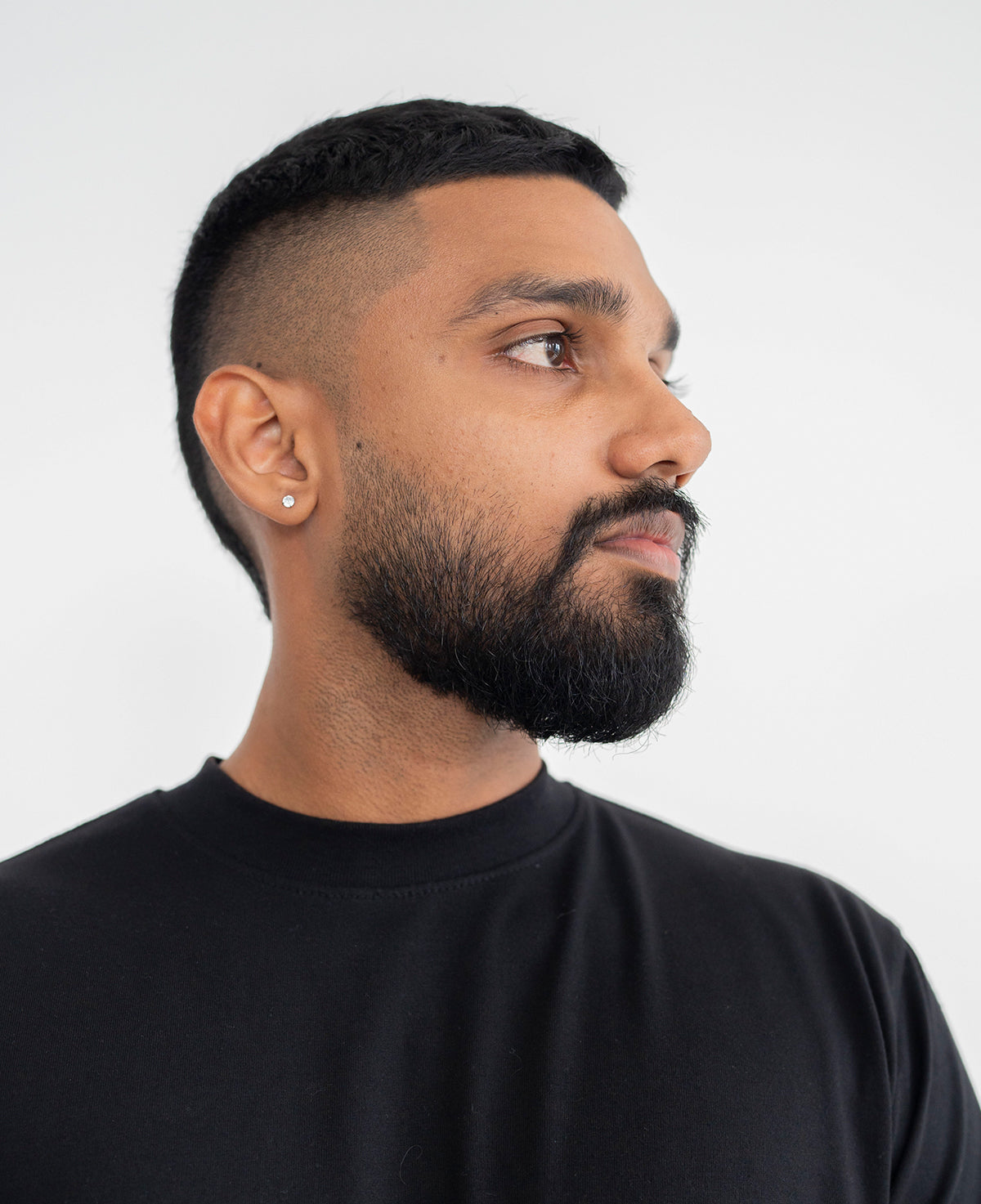 2pcs Zirconia Pierced Earrings