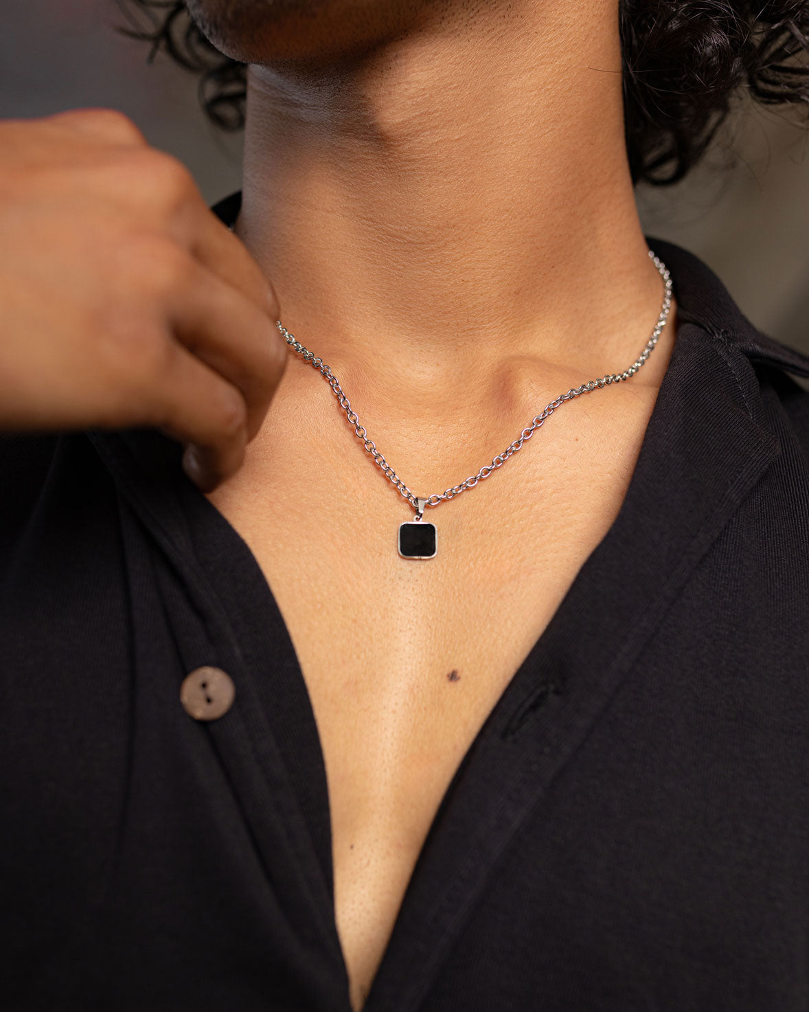 Geometric Charm Necklace