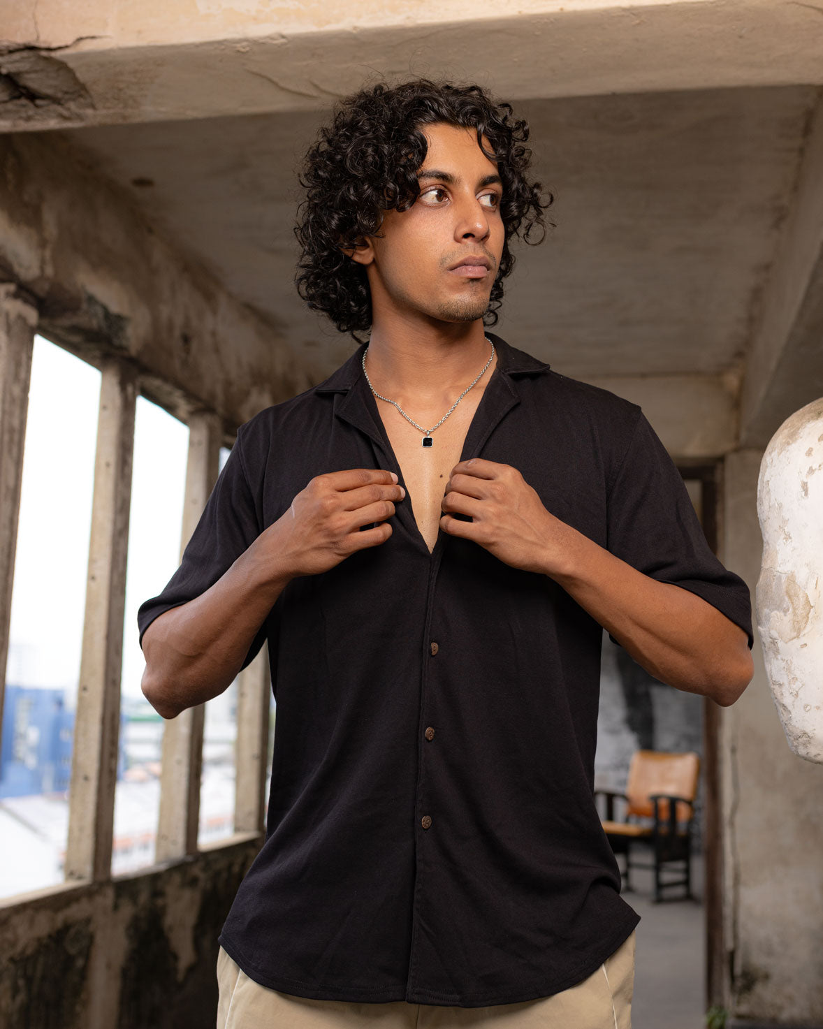 Geometric Charm Necklace