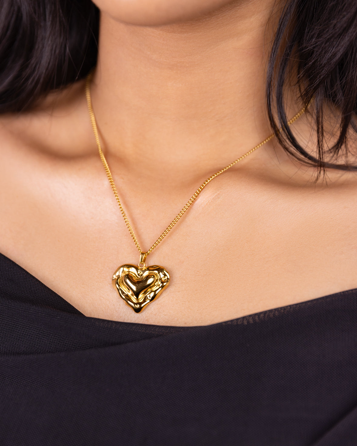 Classic Heart Pendant Necklace