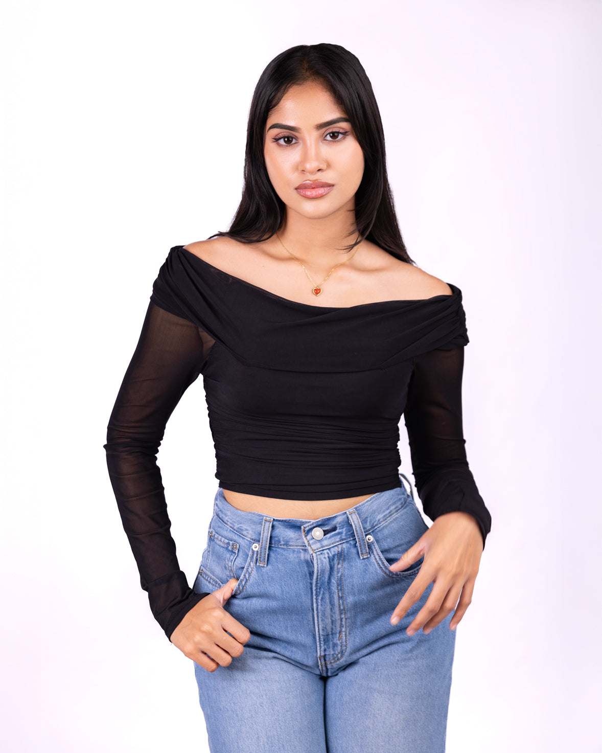 Red Heart Charm Necklace