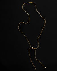 Gold Snake Bone Necklace