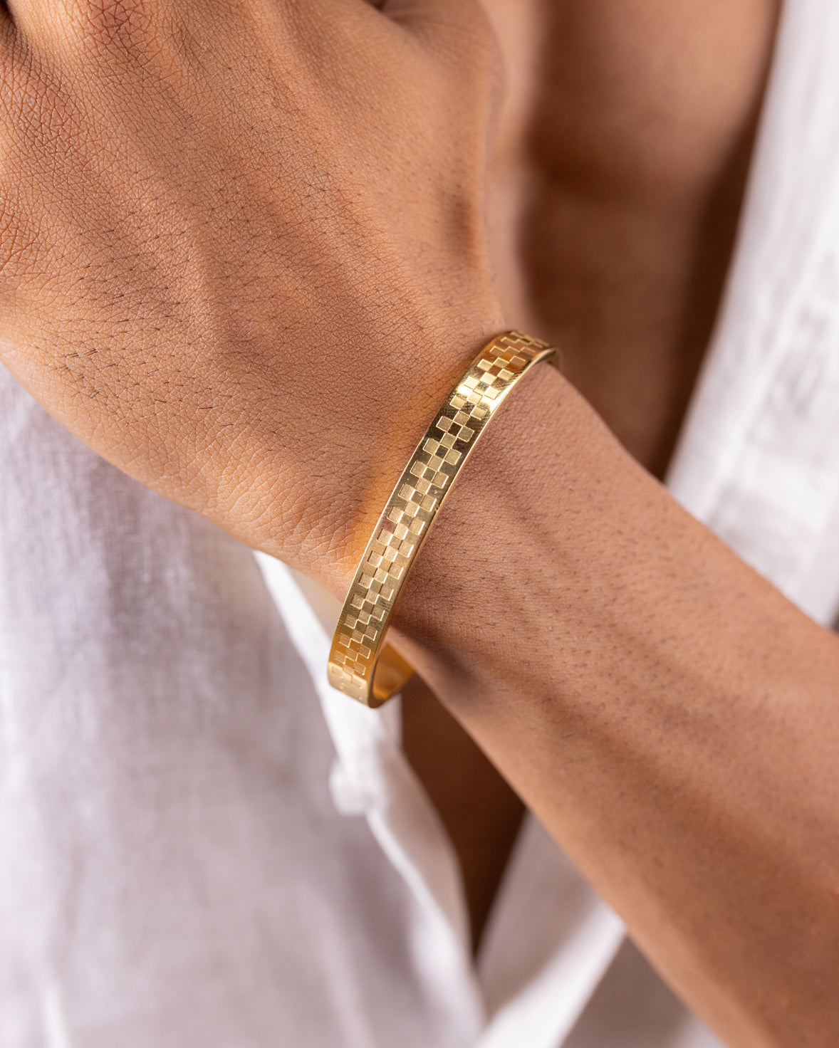 Classic Retro Mens Bangle