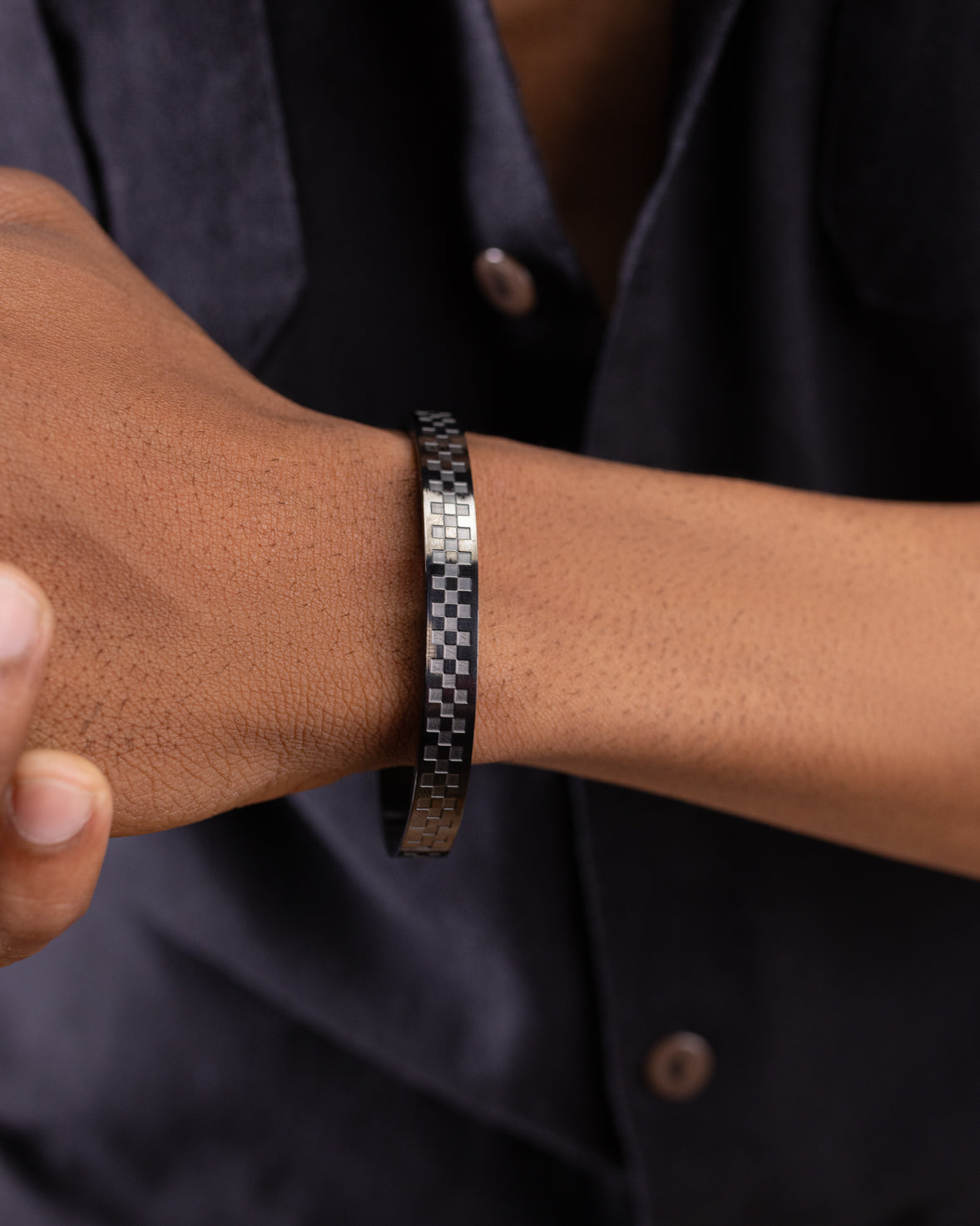 Classic Retro Mens Bangle