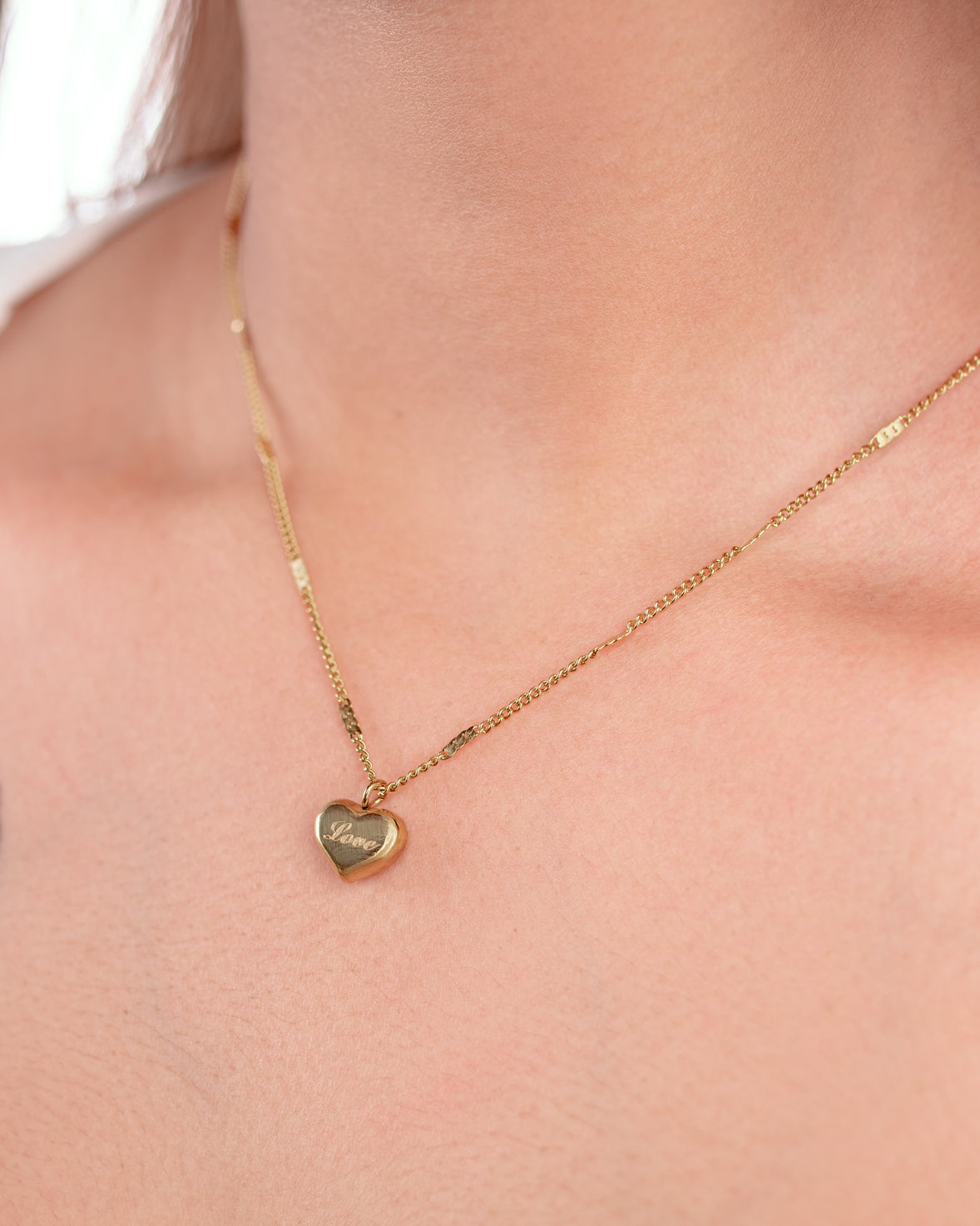 Classic Heart Charm Necklace