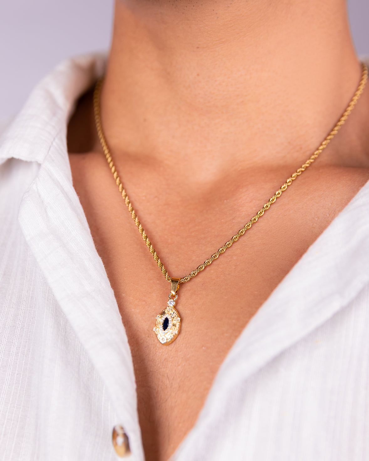 Redefined Rope Evil-Eye Necklace