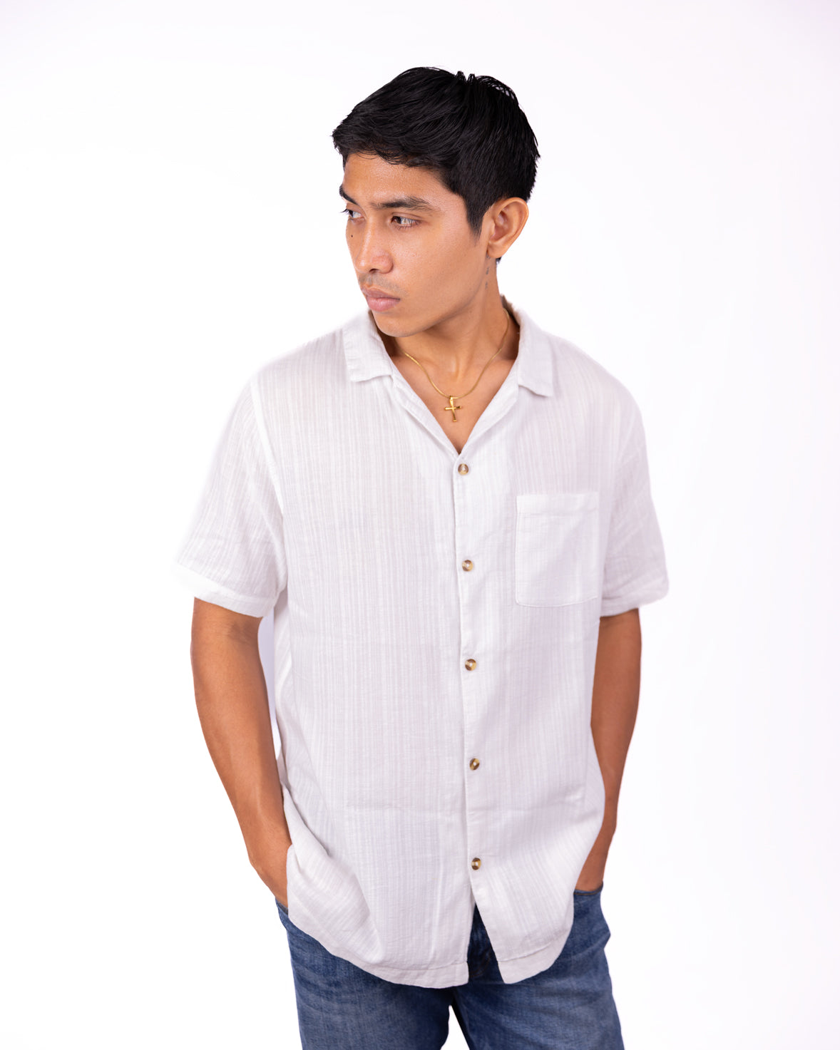 Simple Cross Pendant Necklace