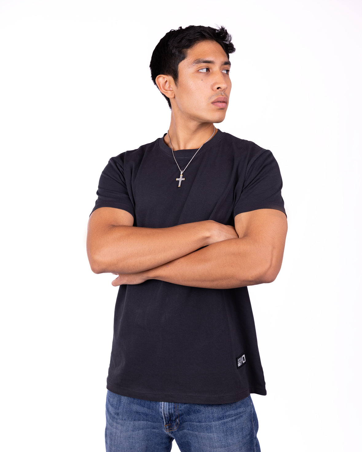 Redefined Rope Cross Necklace