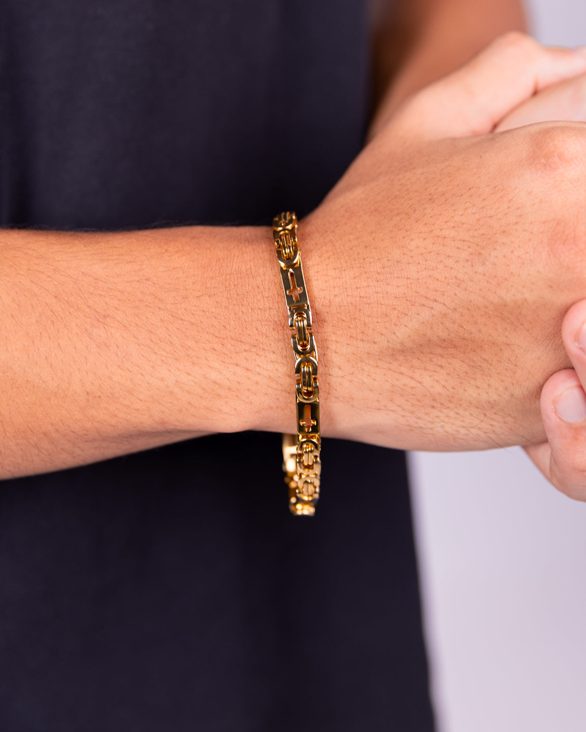 Redefined Cross Charm Bracelet