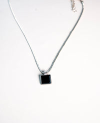 Radiant Square Charm Necklace