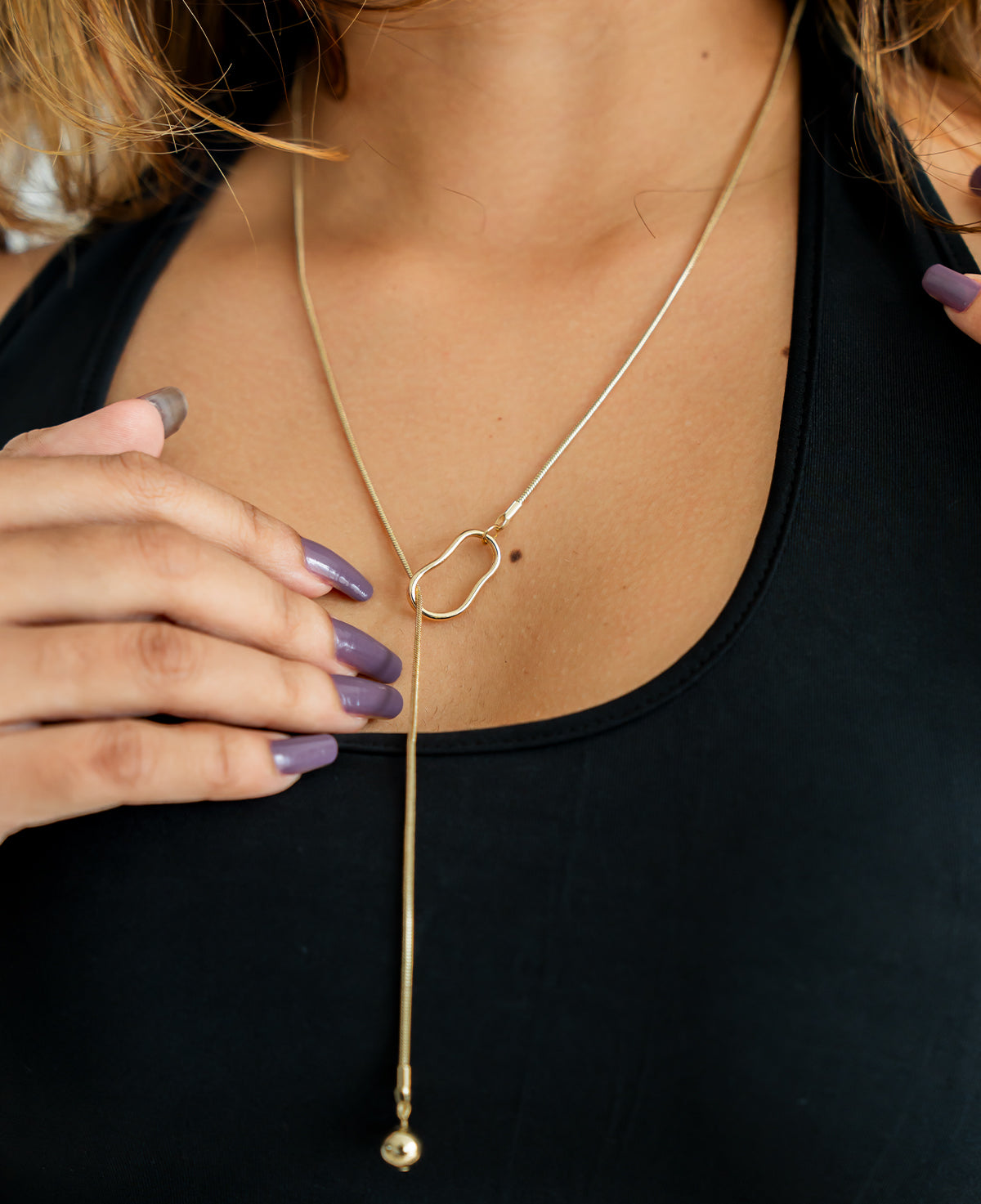 Elegant Y Lariat Necklace