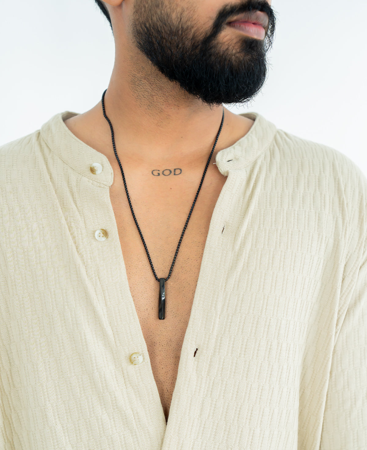 Men's Geometric Pendant Necklace