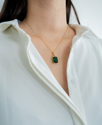 Green Pendant Necklace