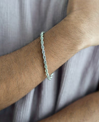 Minimalist Rope Chain Necklace & Bracelet