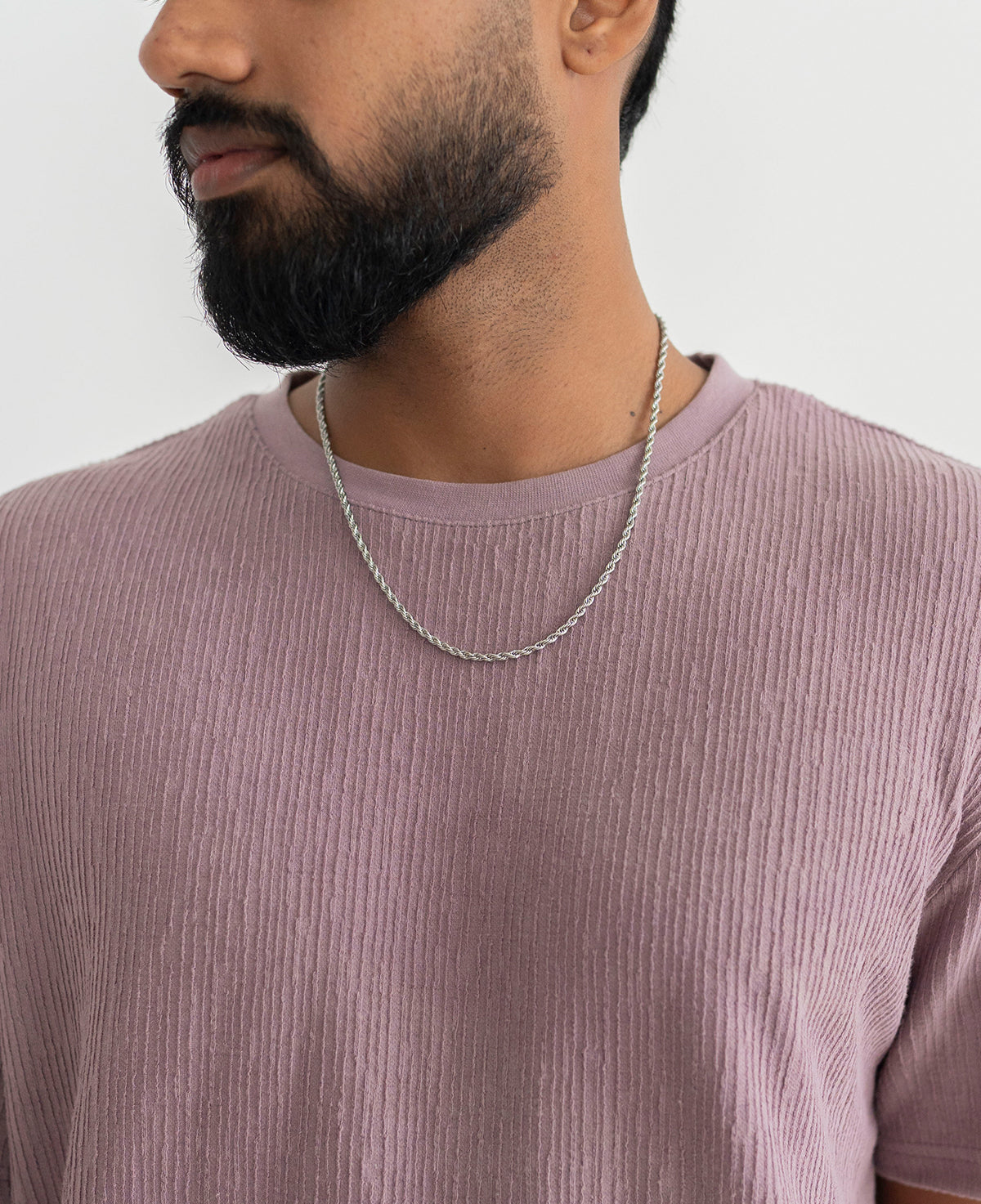 Minimalist Rope Chain Necklace & Bracelet