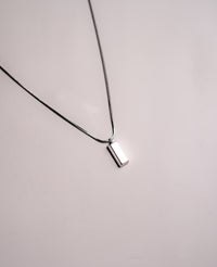 Silver Minimalist Pendant Necklace