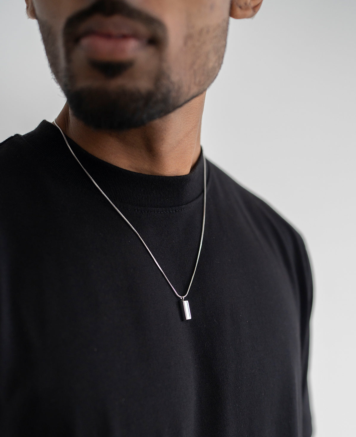 Silver Minimalist Pendant Necklace