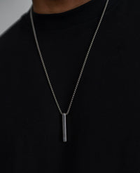 Classic Rectangle Pendant Necklace