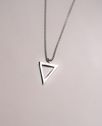 Classic Triangle Pendant Necklace