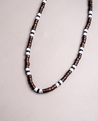 Organic Block Bead Necklace