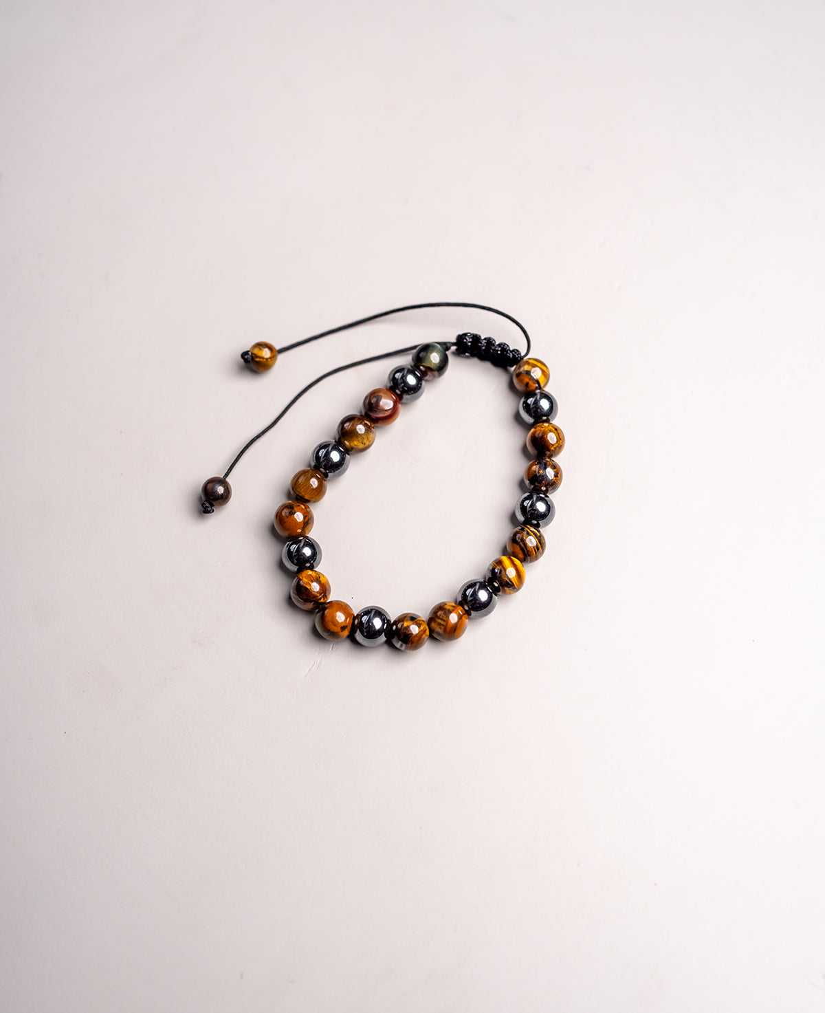 Beaded Tiger-Eye Bracelet