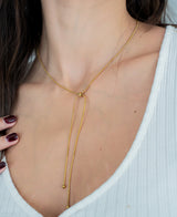 Gold Snake Bone Necklace