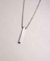 Classic Rectangle Pendant Necklace