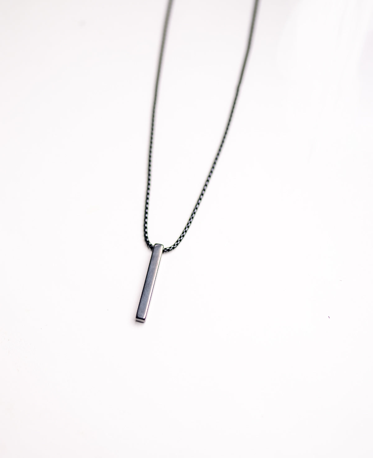 Classic Rectangle Pendant Necklace