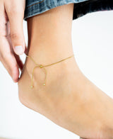 Gold Snake Bone Chain Anklet