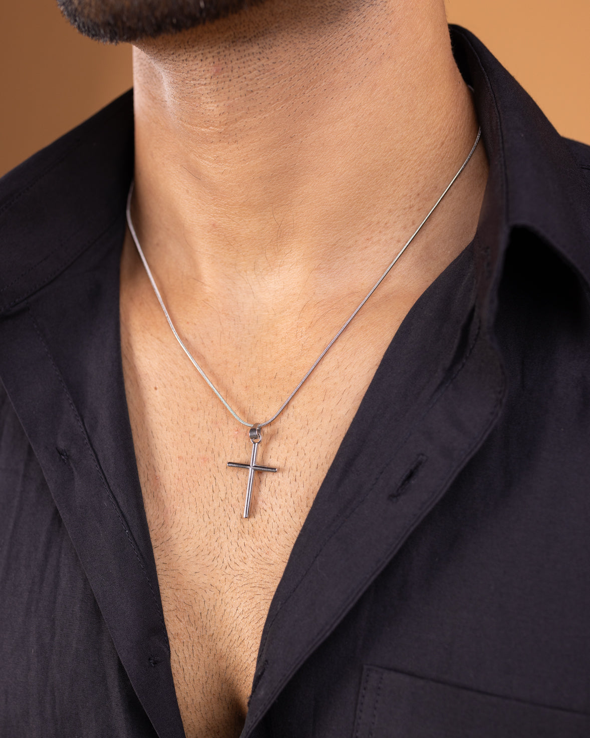 Minimalistic Cross Pendant Necklace