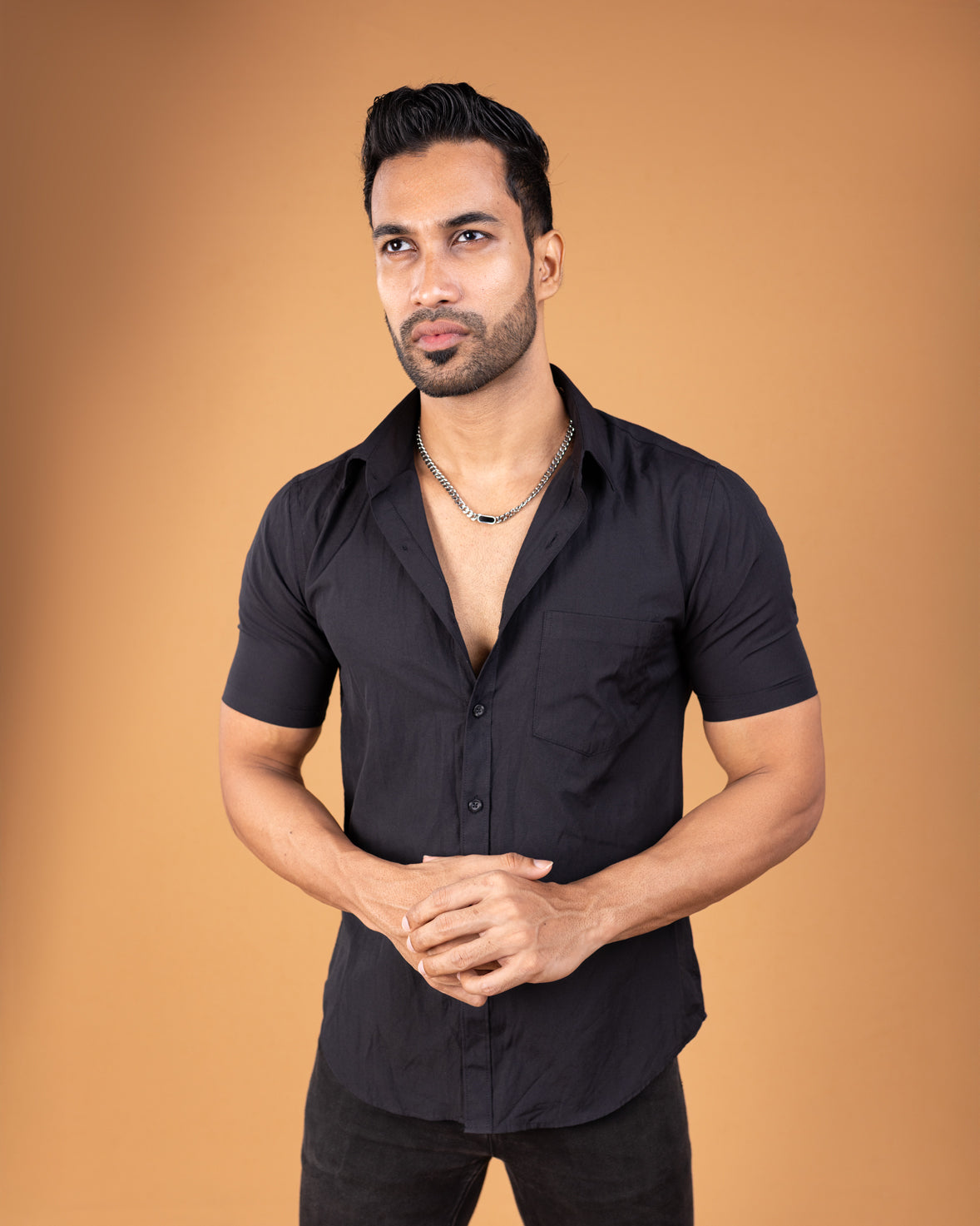 Black Cuban Linked Necklace
