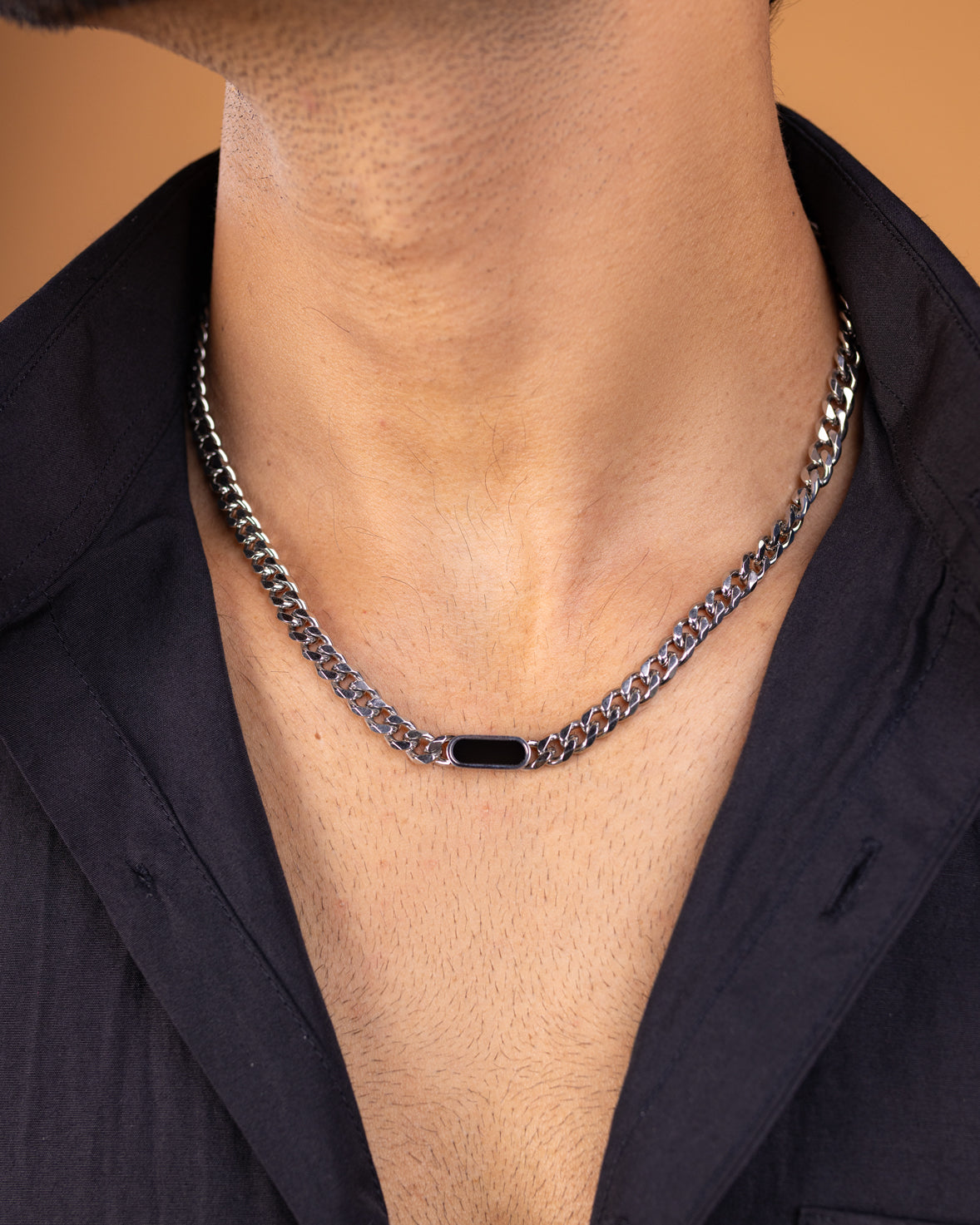Black Cuban Linked Necklace