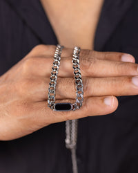 Black Cuban Linked Necklace