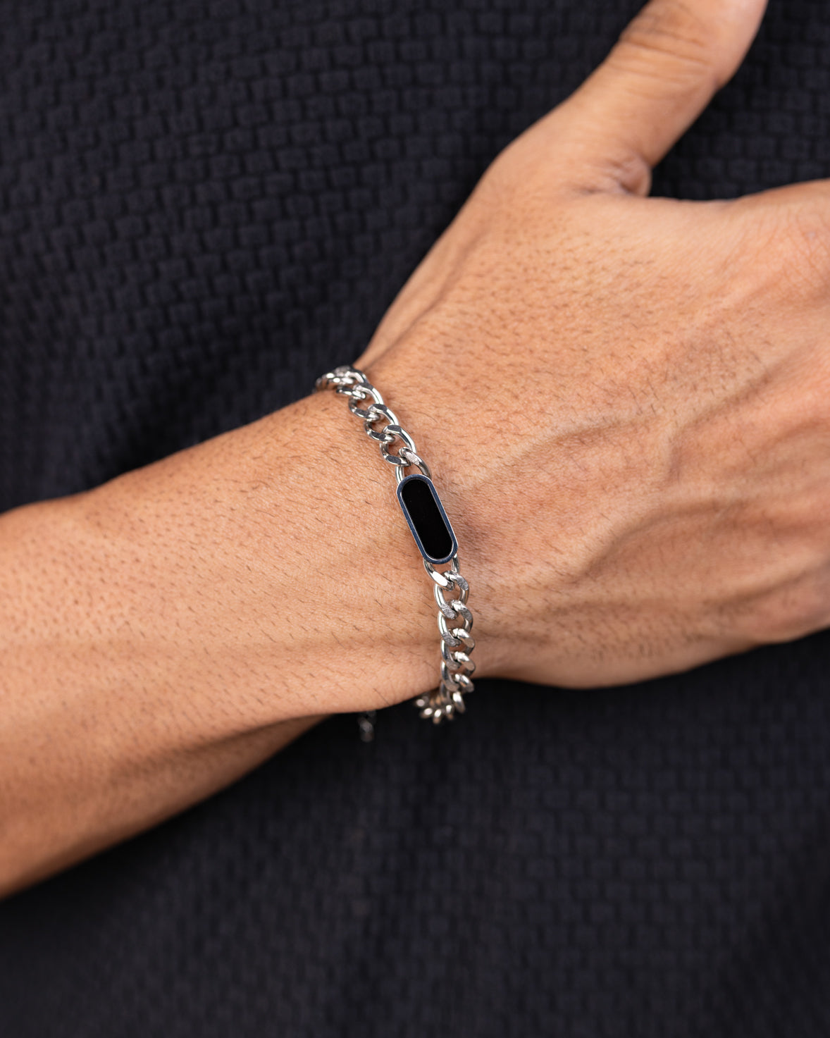Black Cuban Linked Bracelet