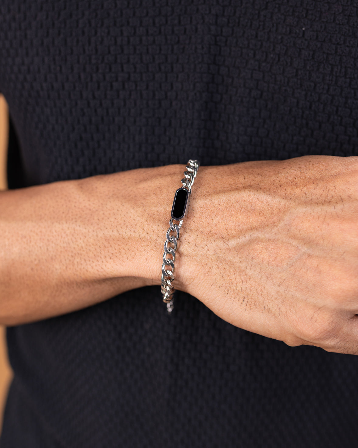 Black Cuban Linked Bracelet