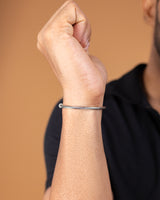 Urban SIlver Cuff Bangle