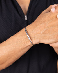 Urban SIlver Cuff Bangle