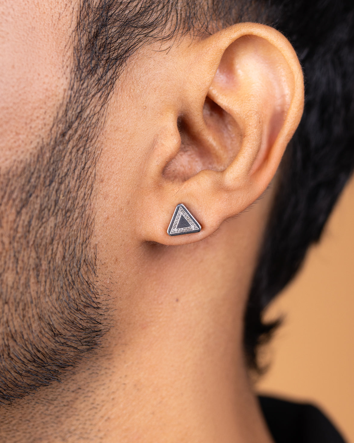 Magnetic Triangle Earring