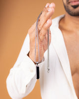 Urban Black Pendant Necklace