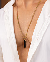 Urban Black Pendant Necklace