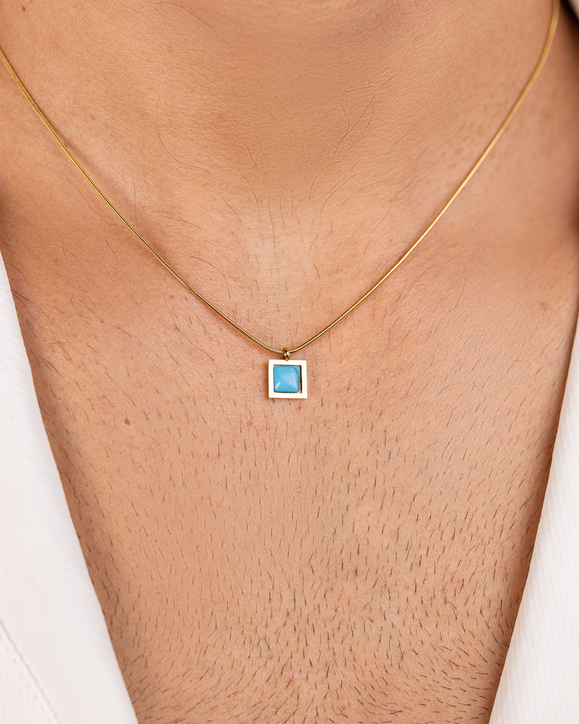 Urban Blue Pendant Necklace