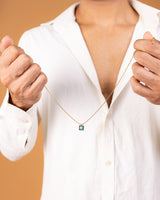 Urban Blue Pendant Necklace