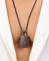 Urban Dog Tag Pendant Necklace