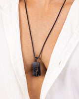 Urban Dog Tag Pendant Necklace
