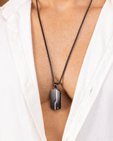 Urban Dog Tag Pendant Necklace