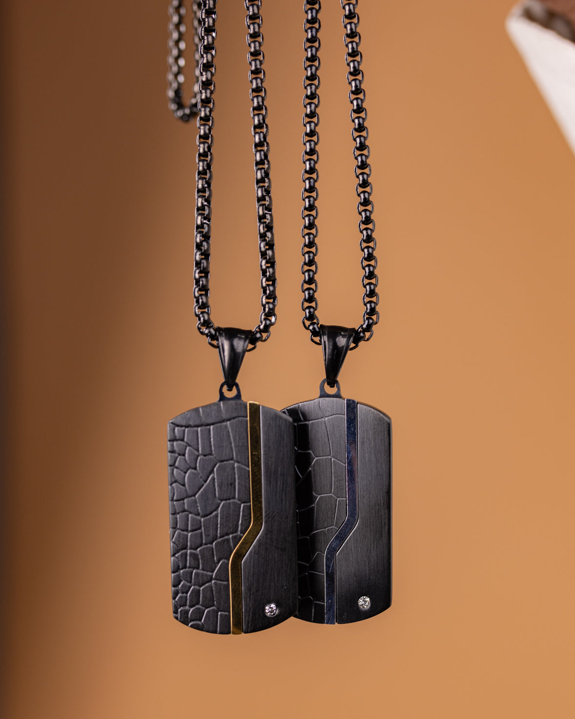 Urban Dog Tag Pendant Necklace