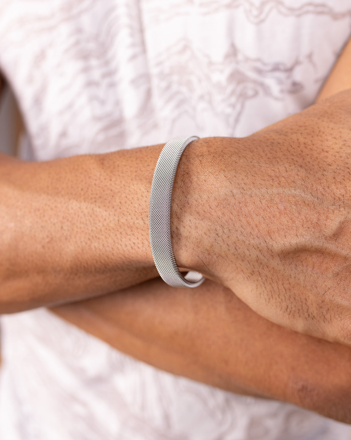 Urban Mesh Cuff Bangle
