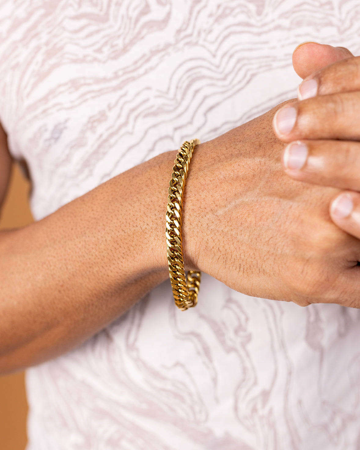 Urban Cuban Lock Bracelet