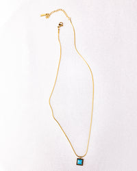 Urban Blue Pendant Necklace